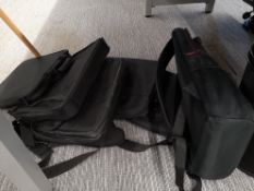 Five Black Laptop Bags & Black Rucksack