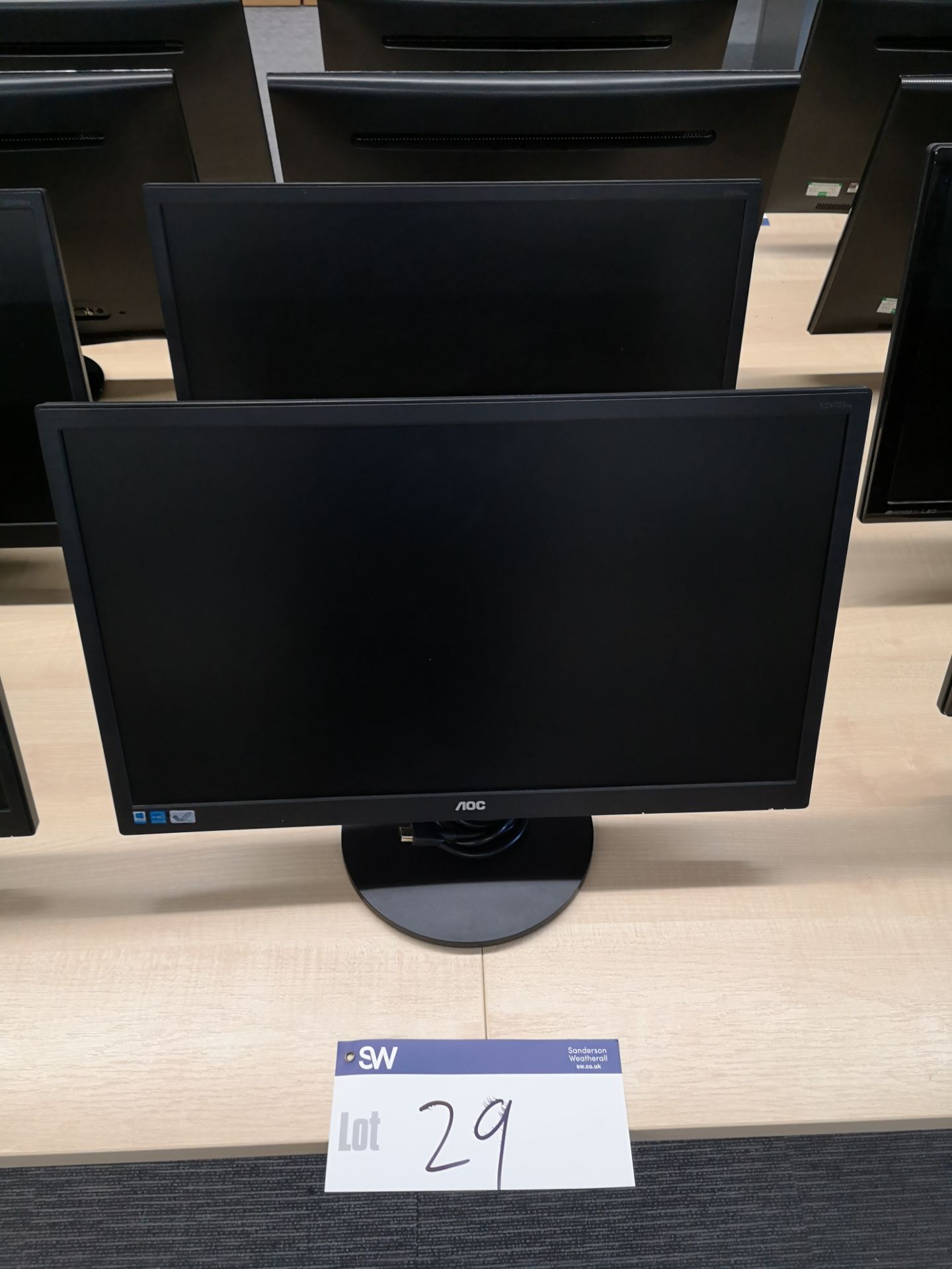 Two AOC 24” Monitors