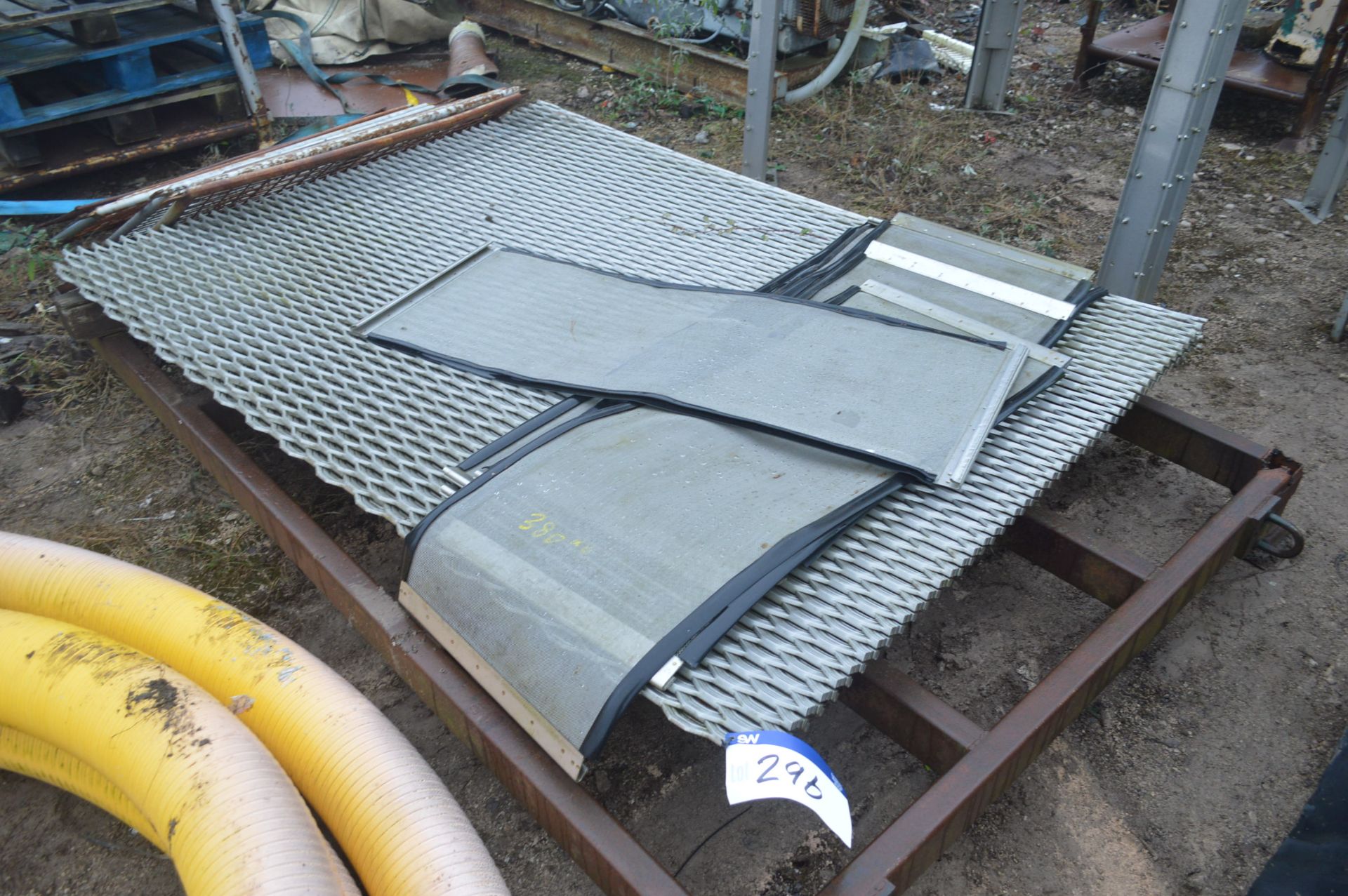 Approx. Eight Open Mesh Stainless Steel Sheets, ea