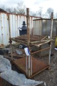 Two Steel Cage Pallets