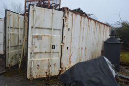 20ft Steel Cargo Container, reserve removal till c