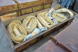 Approx. Five 230mm Lie Flat Hoses, with connection
