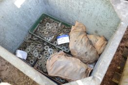 Assorted Steel Washers, in steel chest (chest excl