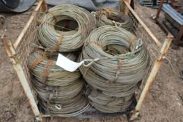 Steel Wire Rope, in one box pallet, approx. 8mm di