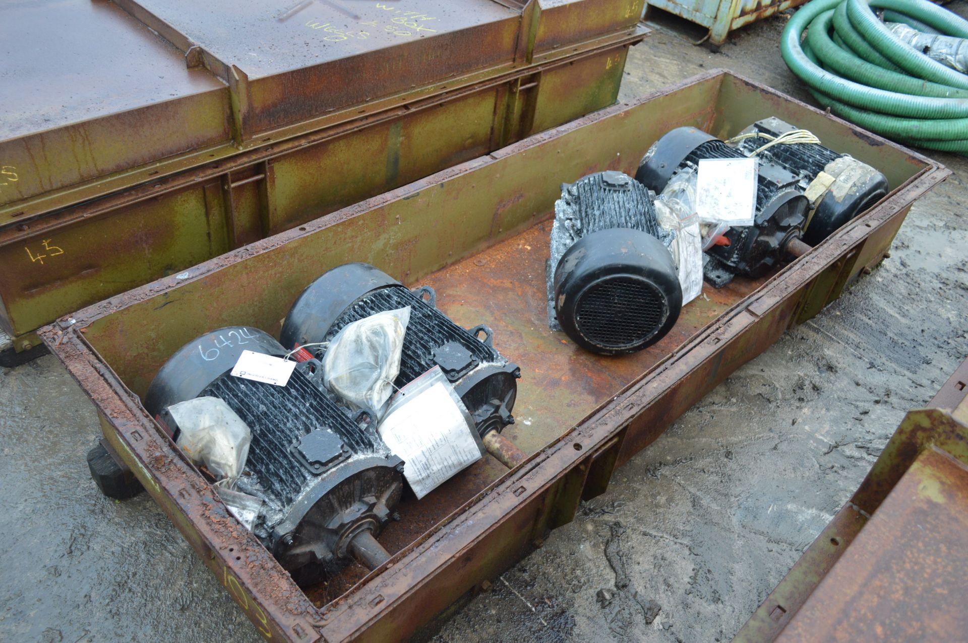 Five Electric Motors, in missile box (missile box