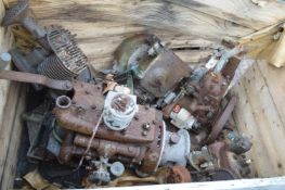 Assorted Engines, in timber crate