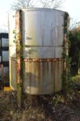 Stainless Steel Tank, approx. 2m dia. x 2.1m deep