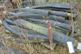 Rubber Fenders, on two post pallets (post pallets