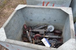 Assorted Jockey Wheels, in steel chest (chest excl