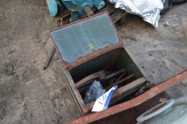 Steel Box, with contents, including mainly hand to