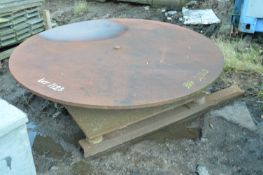 Fabricated Steel Turntable, approx. 1.8m dia. x 52