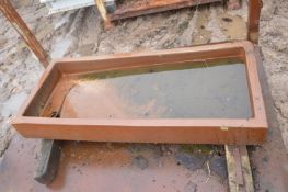 Trough, 1.35m x 580mm x 150mm deep (excluding post