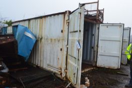 20ft Steel Cargo Container, reserve removal till c