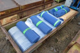 Assorted Lengths of Flush Grid Plastic Conveyor Be