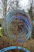 Coiled Plastic Piping, as set out, approx. 125mm d