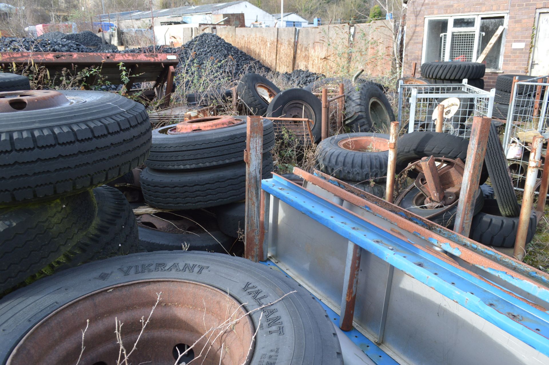 Assorted Wheels & Tyres, in one area of yard - Image 4 of 10