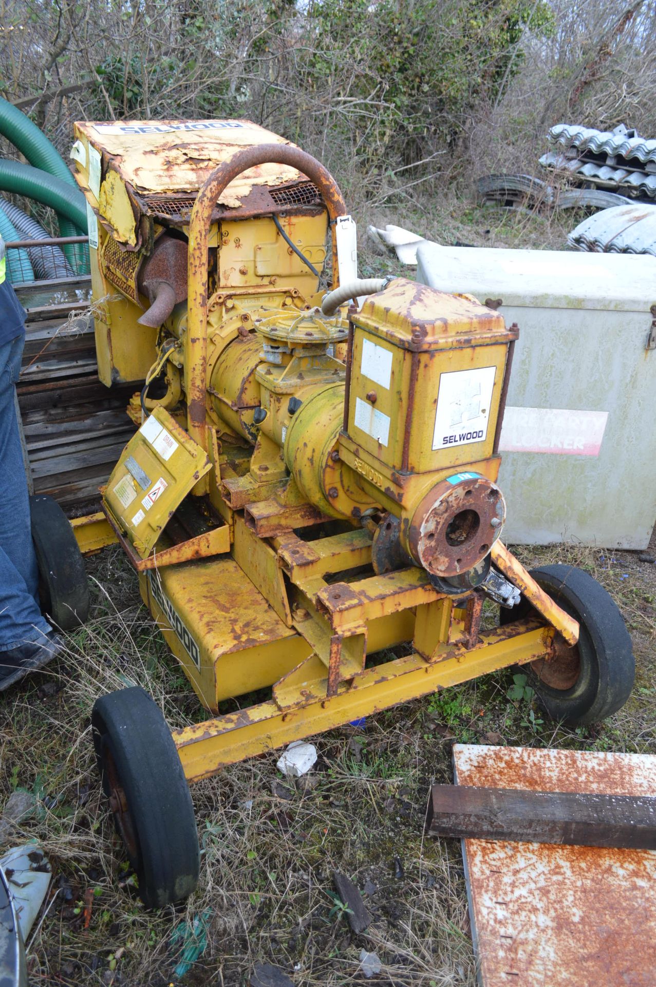 Selwood Mobile Pump Unit, with 80C pump and three