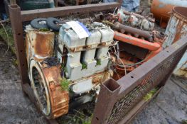 Two Lister Three Cylinder Diesel Engines (cage pal