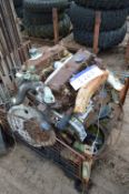 Two Four Cylinder Diesel Engines (post pallet excl
