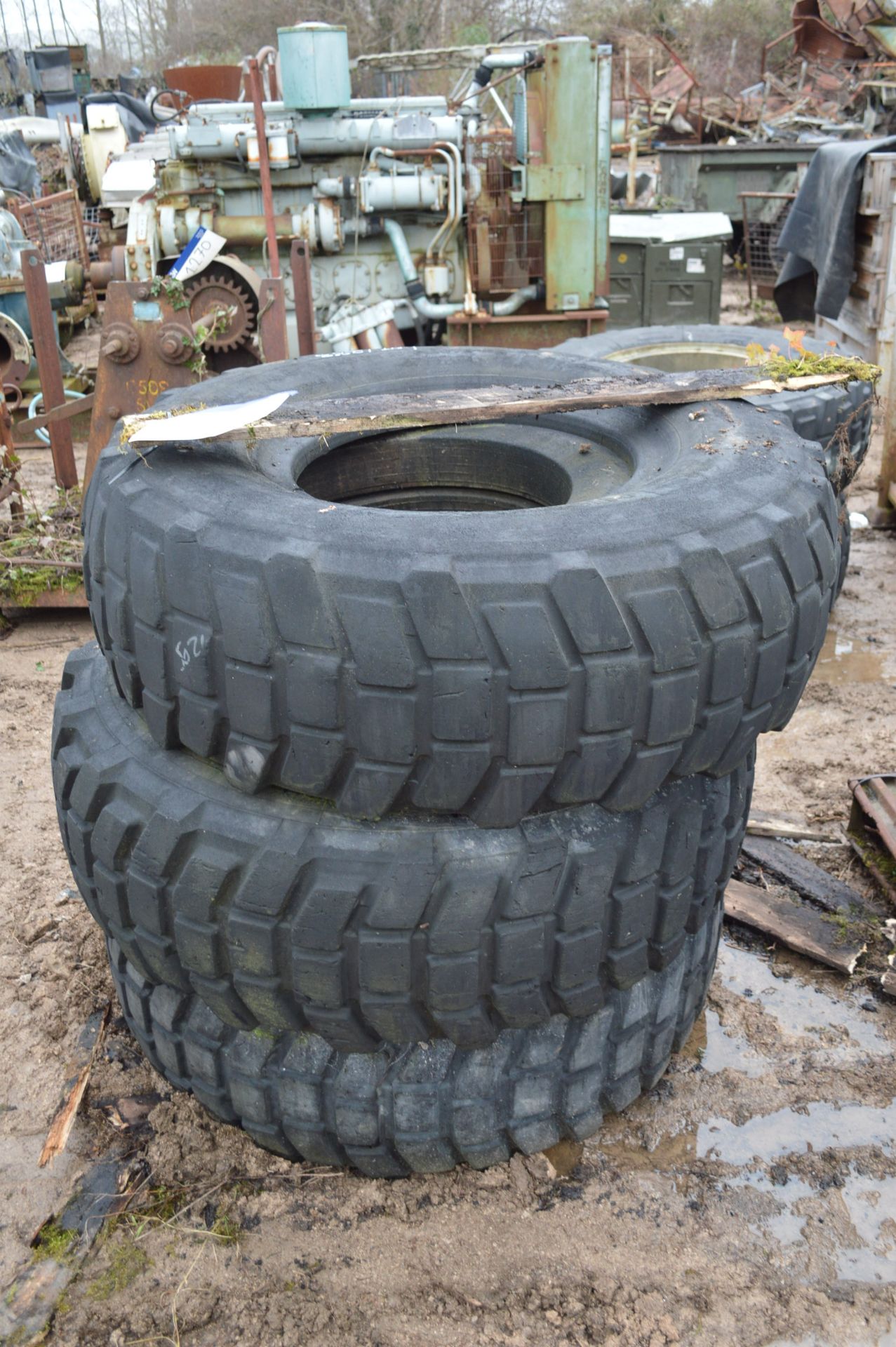 Three Tyres, understood to be Michelin X 13.00 R20