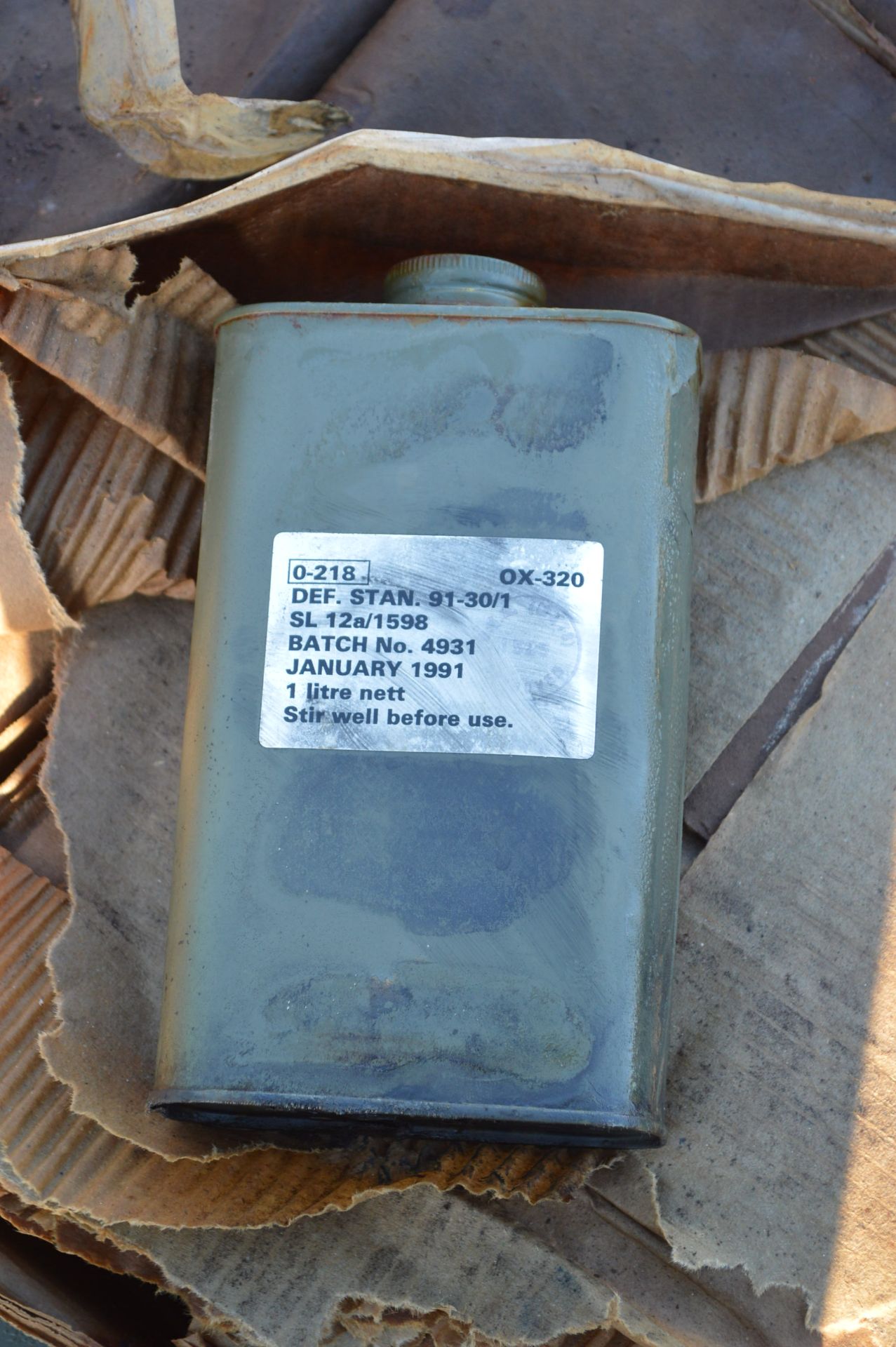 Contents of Missile Box, including 1 litre tins of - Image 2 of 2