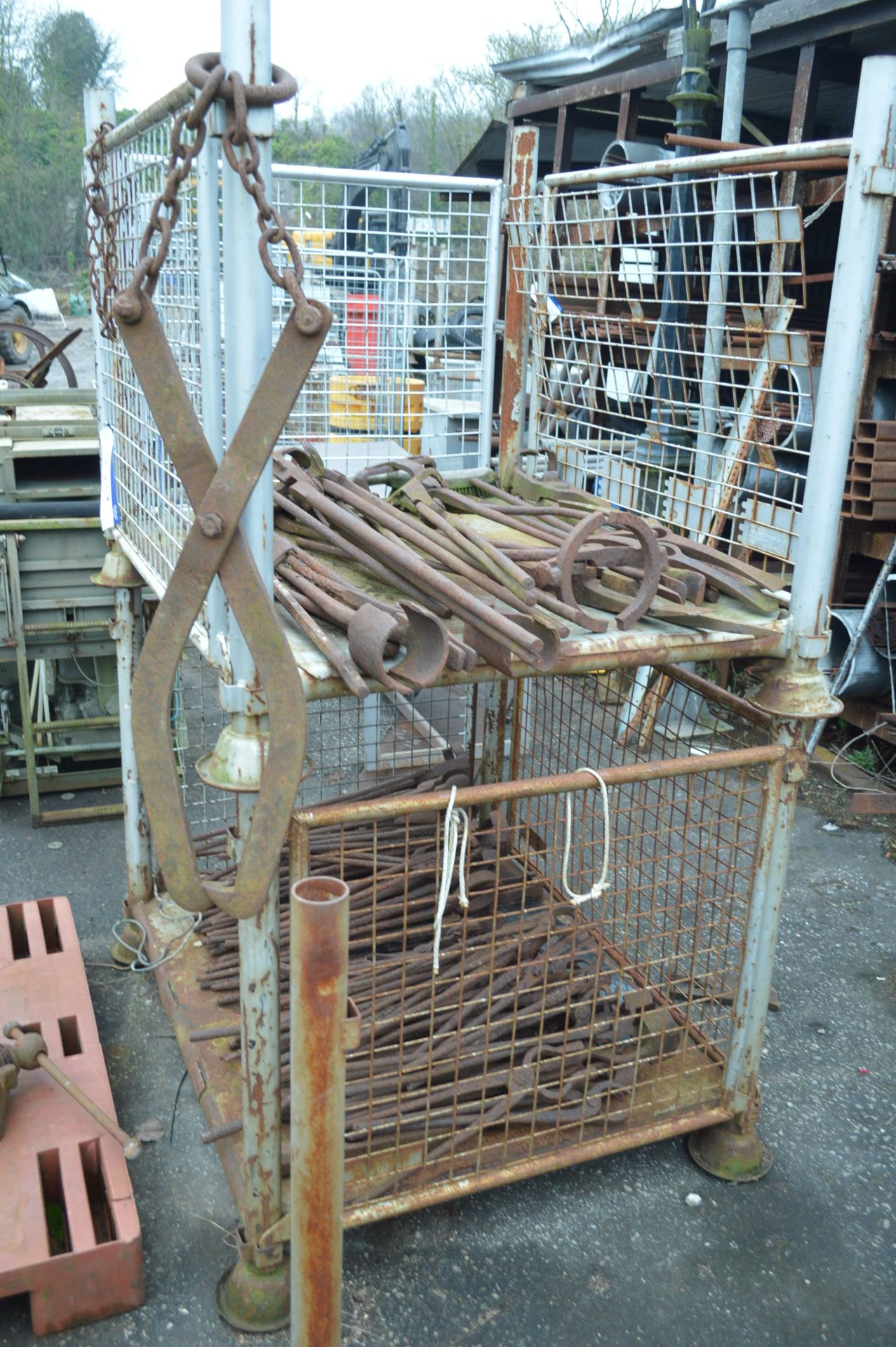 Assorted Tooling, in two cage pallets (cage pallet