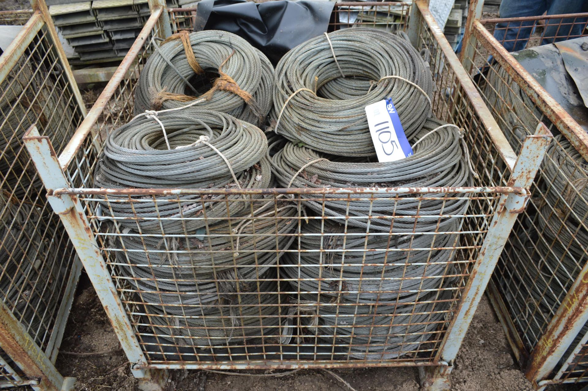 Steel Wire Rope, in one box pallet, approx. 8mm di
