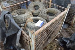 Steel Wire Rope, in one box pallet, approx. 8mm di