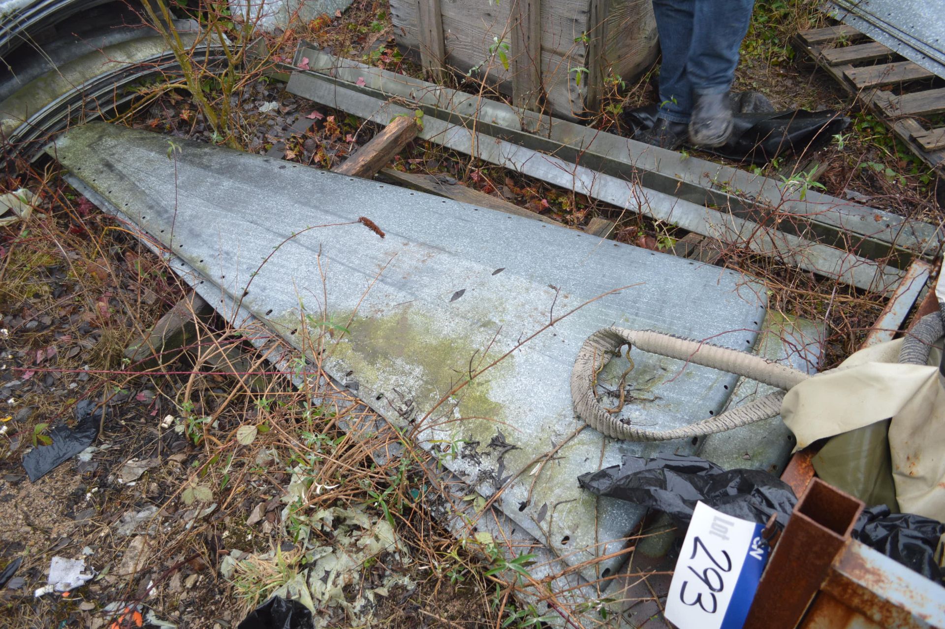 THE CORRUGATED GALVANISED STEEL SILO WALLING SECTI - Image 7 of 9