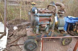 Mobile Pump Set, with Lister 3A99 three cylinder d