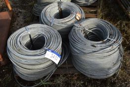 Three Rolls of Wire Rope, each approx. 12mm dia. (