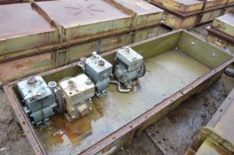 Four Vacuum Pumps, in steel missile box (missile b