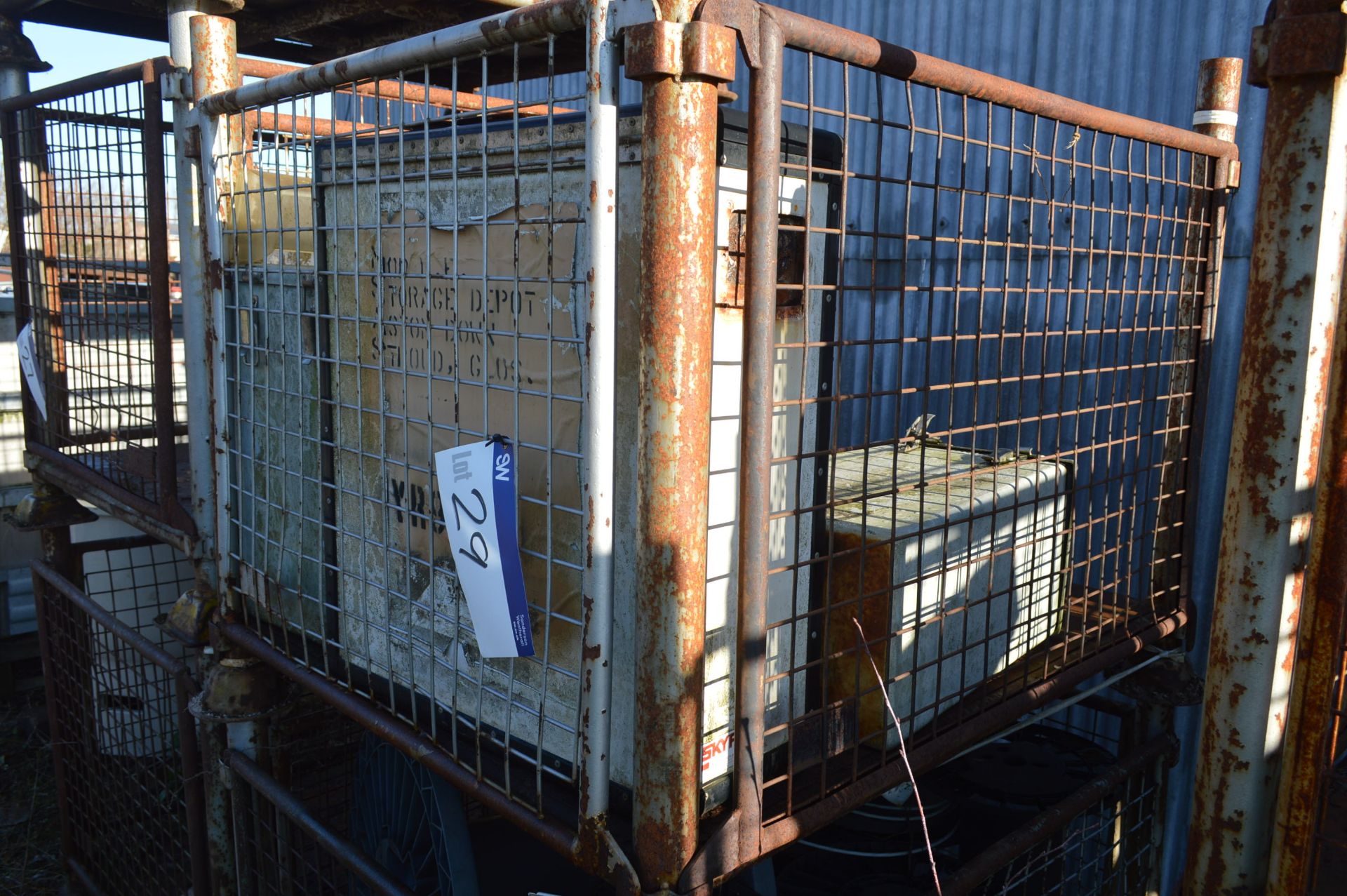 Assorted Equipment Boxes, in cage pallet (cage pal