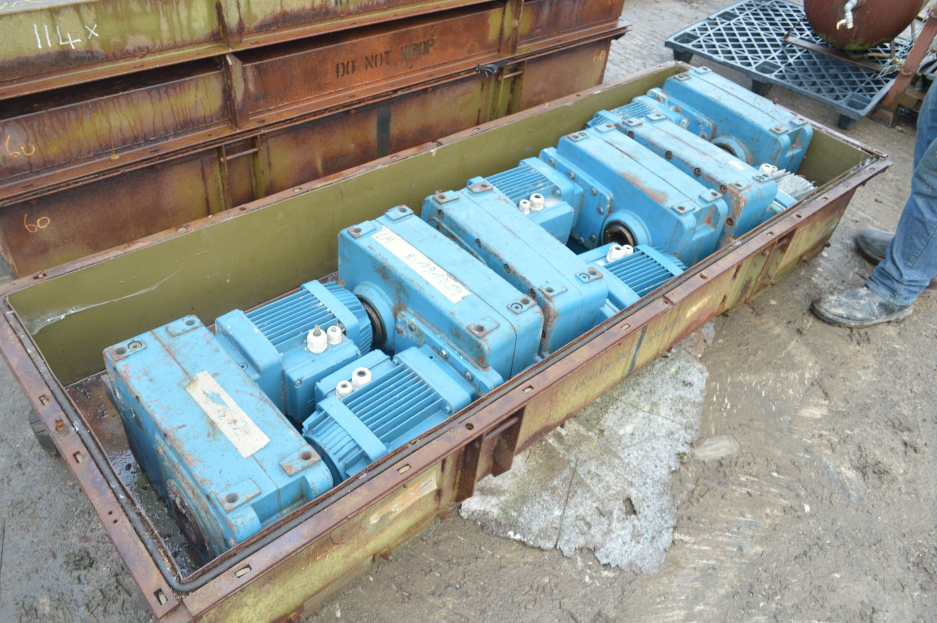 Six Geared Electric Motor Drives (missile box excl