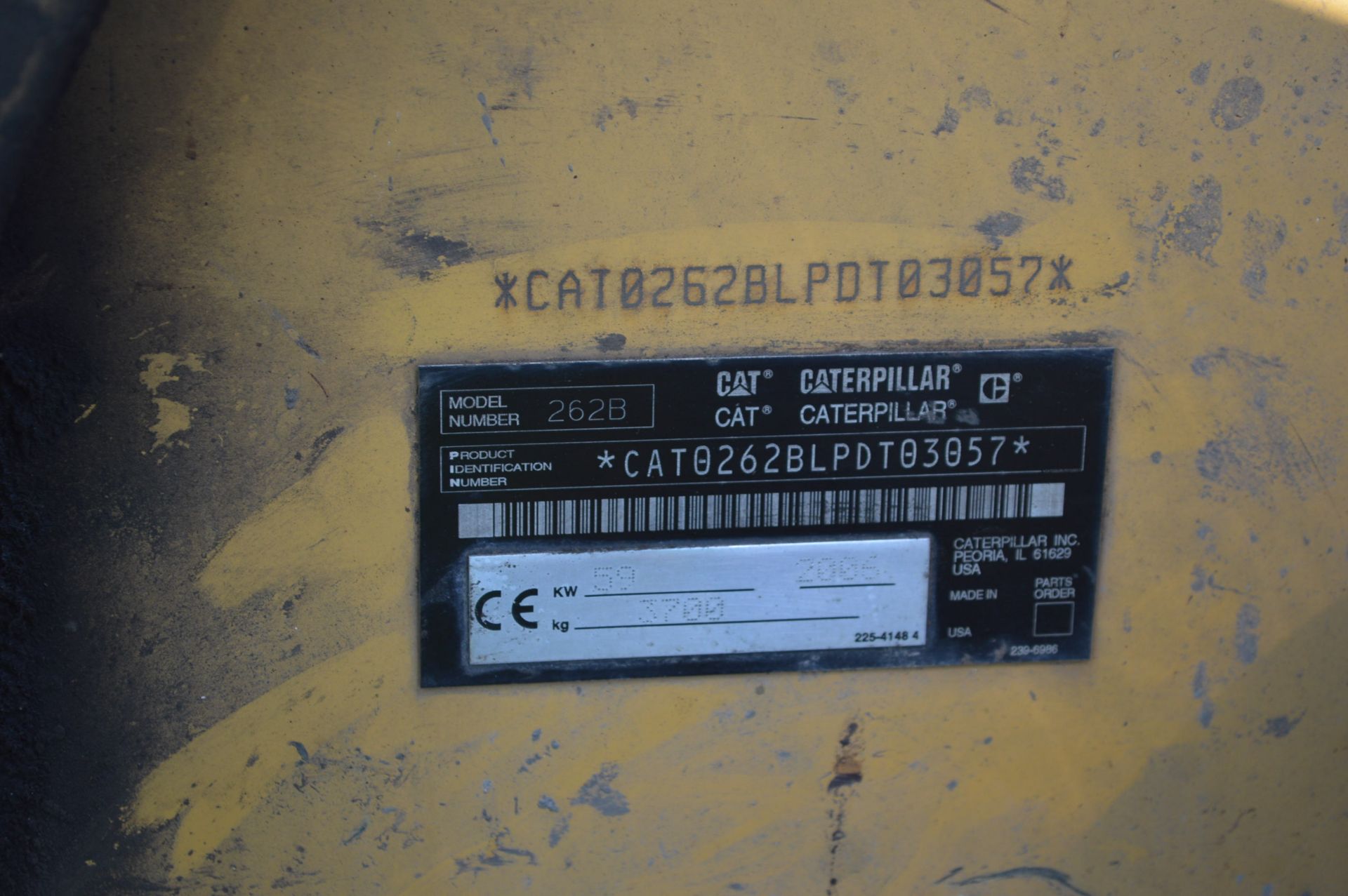 Caterpillar 262B SKID STEER LOADER, pin *CAT0262BL - Image 6 of 6