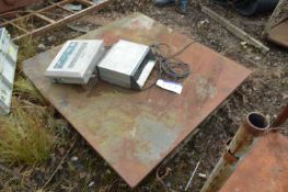 Load Cell Weighing Platform, approx. 1.5m x 1.5m,