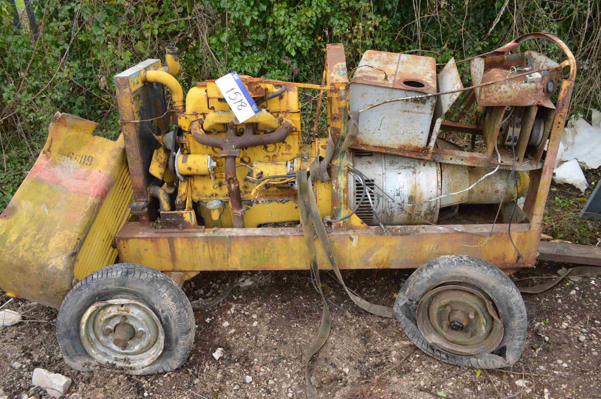 Trailer Mounted Welding Generator, with Ford four