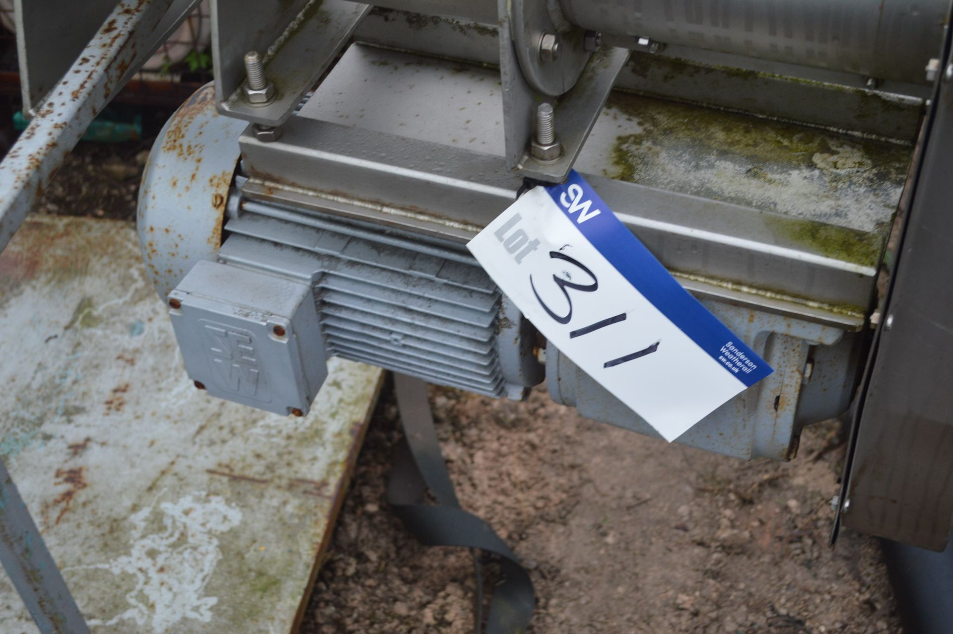 Stainless Steel 150mm dia. Screw Auger Conveyor, a - Image 4 of 4