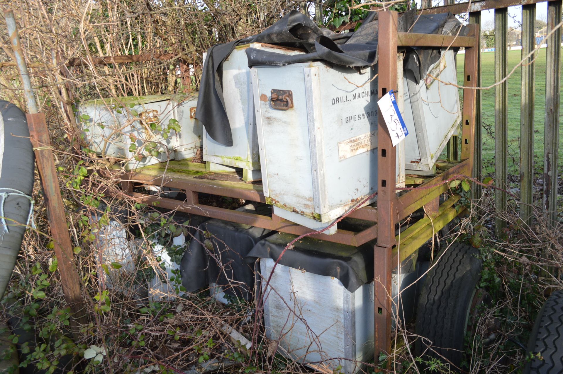 Timber Tool Crates (box pallets excluded) (no cont