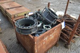 Pipe Couplings & Equipment, in steel box pallet (s