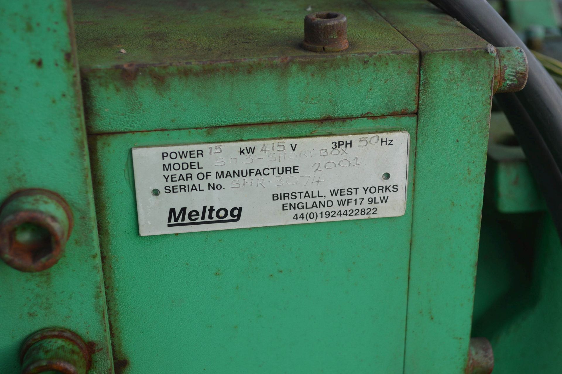 Meltog SH3-SHORTBOX SHREDDER, serial no. SHR3074, - Image 3 of 5