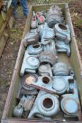 Mainly SKF Plummer Blocks, in steel missile box (m