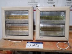 2 BN Thermic HN2-300t Heat Lamp, 3Kw