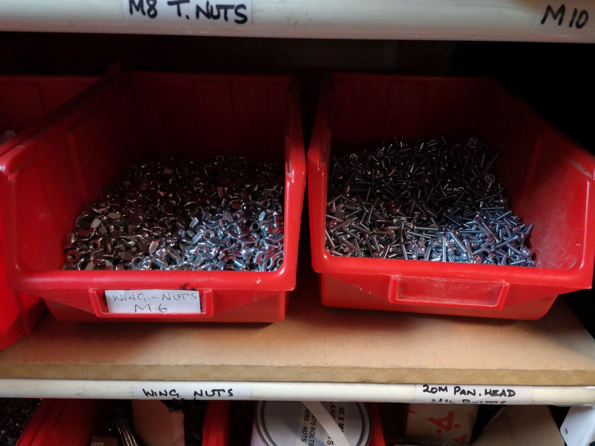 Contents to One Bay of Racking Including Nuts, Bolts, Washers, Fixings Etc - Image 2 of 5