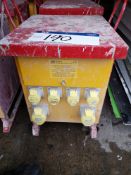 Taylors Transformers Ltd 10Kva 110v Transformer complete with 4 16 AMP Socket, 2 32 Amp Socket (