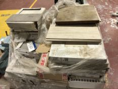 Pallet of Various Stone Effect Tiles