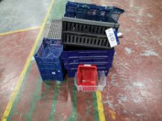 Quantity of Plastic Boxes and Trays as Lotted