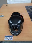 Leopard Ranger Motorcycle Helmet Size Medium complete with HP Neckbrace and bag