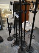 7 Metal Coat and Hat Stands