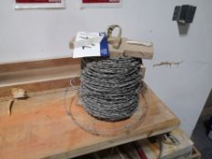 Roll of Approximately 200m of Fully Galvanised Barbed Wire